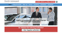 Desktop Screenshot of davidsautoexport.de